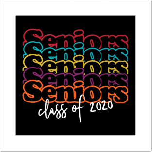 Vintage Class Of 2020 Graduation Senior Funny Quarantine Posters and Art